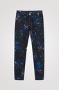 Pantalón skinny salpicado