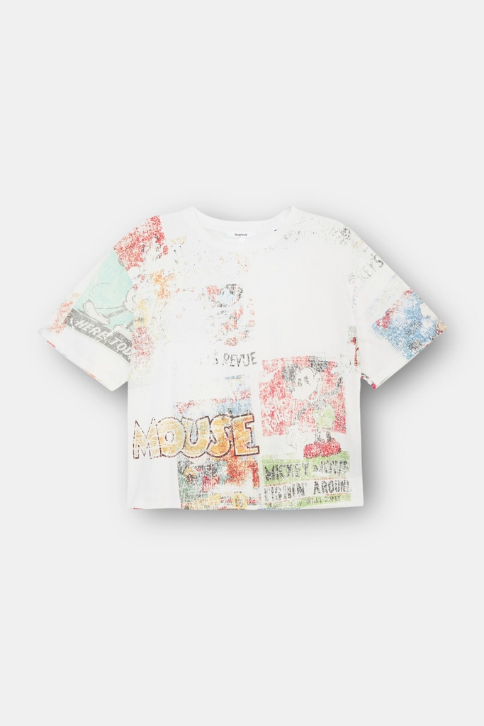 Camiseta 100% algodón Mickey Mouse