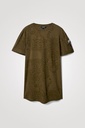 Vestido corto camisetero