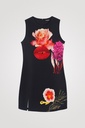 Vestido corto sin mangas